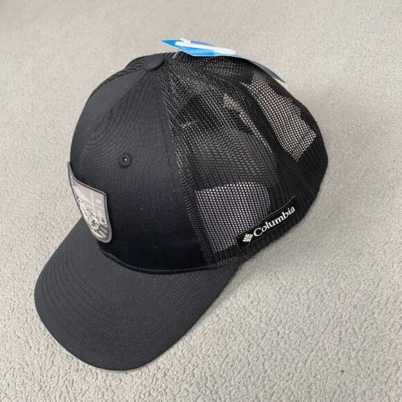 Columbia Sportswear Trucker SnapBack Hat Cap Black Mountains Adult,One Size - Picture 5 of 10